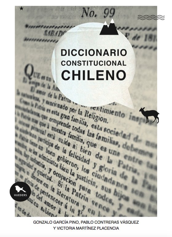 Portada del Diccionario Constitucional Chileno, segunda edición